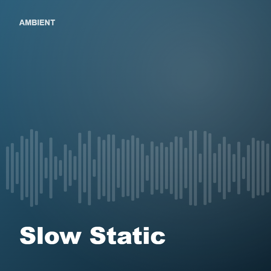 Cover art — Slow Static